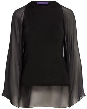 Ralph Lauren Crew-Neck Top - Black