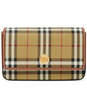 Burberry Hampshire ヴィンテージチェック ショルダーバッグ - ナチュラル