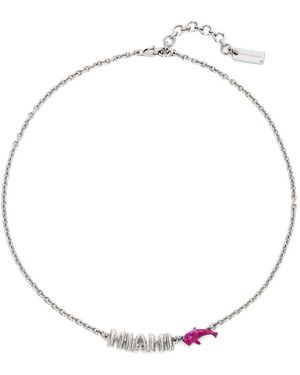 Marc Jacobs Collana Con Lettere A Palloncino E Delfino - Neutro