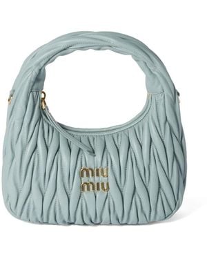 Miu Miu Wander Hobo Bag - Blue