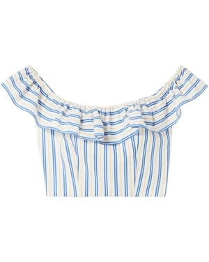 Claudie Pierlot ストライプ トップ - ブルー