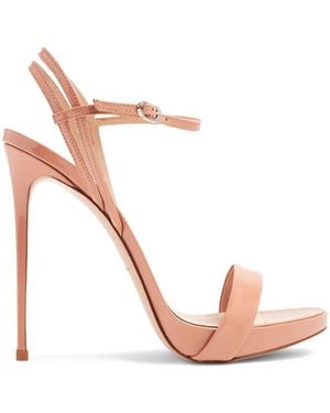 Le Silla Gwen 120Mm Patent-Finish Sandals - Pink