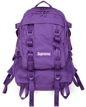 Supreme Zaino Con Logo - Viola