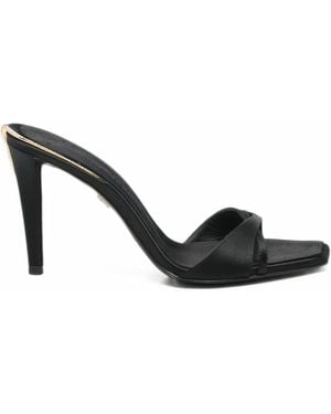 Giuseppe Zanotti Salamander Square-Toe Sandals - Black