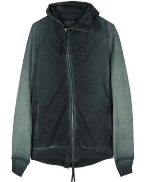 Boris Bidjan Saberi Giacca Hybrid Zipper2 Con Cappuccio - Nero