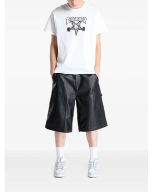 Thrasher Camiseta Skategoat De Algodón - Blanco