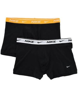 Nike Set De Dos Bóxeres Everyday De Algodón Stretch - Negro