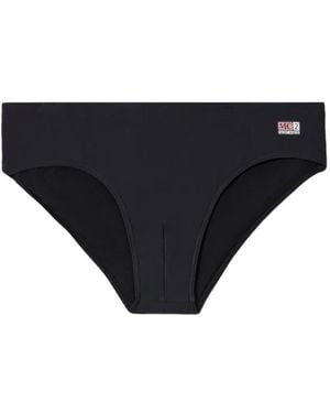 MC2 Saint Barth Short De Bain À Patch Logo - Black