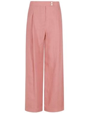 Eleventy Pleated Trousers - Pink