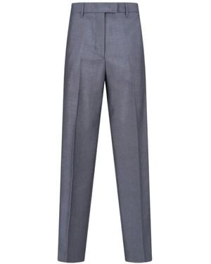 Miu Miu Pantalones Kid De Mohair - Azul