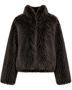 Alter Ego Luna Faux-Fur Jacket - Black