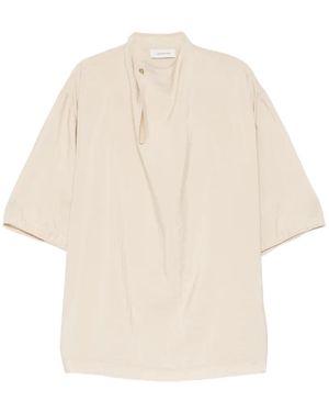 Lemaire Soft Collar Top - Natural