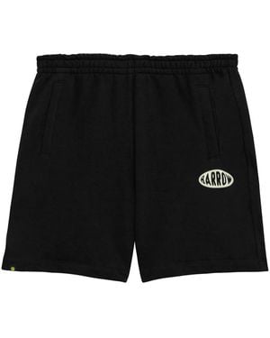 Barrow Logo-Print Shorts - Black
