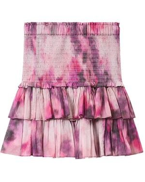 Isabel Marant Marant Etoile Naomi Organic Cotton Skirt - Pink