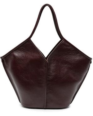 Hereu Calella Leather Tote Bag - Brown