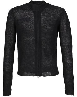 EPHMRL Zip-Up Knit Jacket - Black