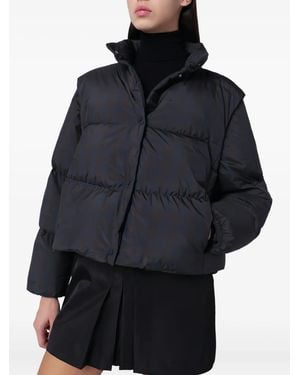 Herno High-Collar Puffer Jacket - Blue