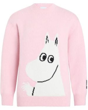 Patou X Moomin Pull À Col Rond - Rose