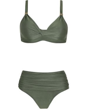 Lygia & Nanny Marianne Twist-Front Bikini - Green
