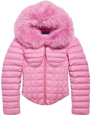 Balenciaga Hooded Jacket - Pink