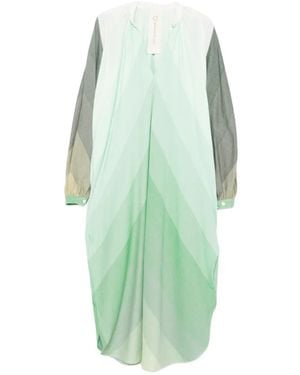 Marrakshi Life Striped Long-Sleeve Maxi Dress - Green
