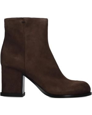 Premiata 70Mm Block-Heel Ankle Boots - Brown