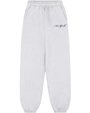 Sporty & Rich New York トラックパンツ - ホワイト