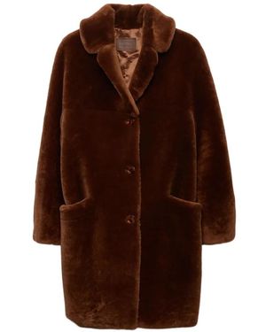 Prada Shearling Coat - Brown