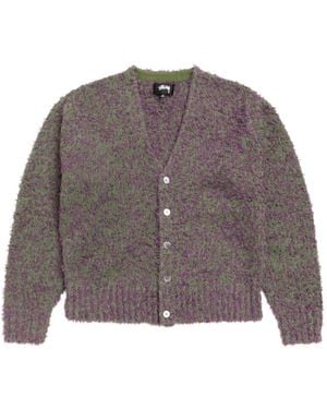 Stussy Strukturierter Cardigan - Braun