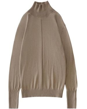 Studio Nicholson Eide Ladder-Stitch Jumper - Brown