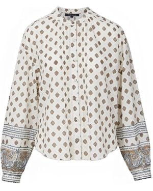 Veronica Beard Bluse mit Paisley-Print - Weiß