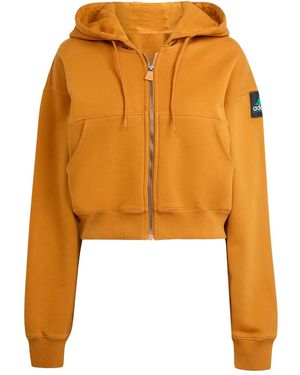adidas ジップアップ パーカー - オレンジ