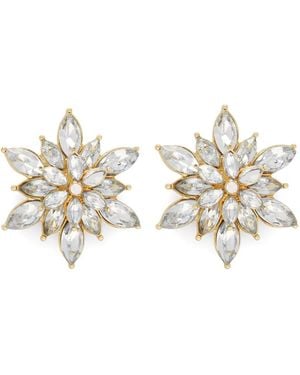 Hzmer Jewelry Orecchini Con Cristalli - Metallizzato