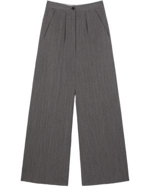 Ports 1961 ヘリンボーン パンツ - グレー