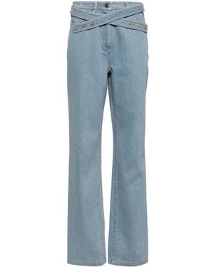 Paris Georgia Basics Jo Straight-Leg Jeans - Blue
