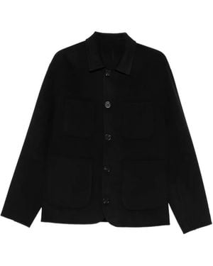Giorgio Brato Veste Boutonnée À Poches Plaquées - Black