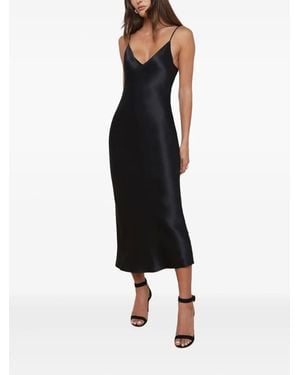L'Agence Seridie Midi Dress - Black