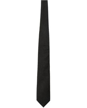 Tom Ford Basketweave Tie - Black