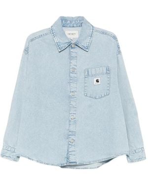 Carhartt Chest-Pocket Cotton Shirt - Blue