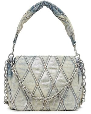 DIESEL Borsa A Spalla Charm-D M - Metallizzato