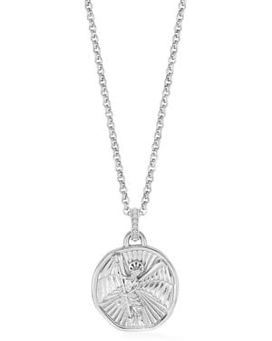Dower & Hall St. Michael Talisman Halskette - Weiß