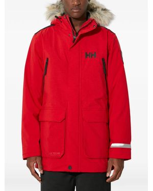 Helly Hansen Trimmed-Hood Parka - Red