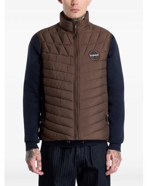 Napapijri Lapaz Quilted Gilet - Brown