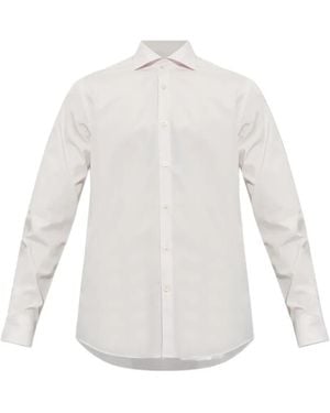 Paul & Shark Long-Sleeve Button-Up Shirt - White