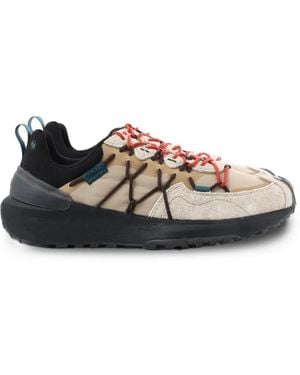 Keen Uneek Suede-Panelled Bunge-Lace Trainers - White