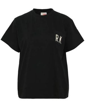 Rally Movement Logo-Patch Pocket T-Shirt - Black