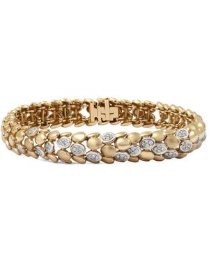 Rainbow K Small Blossom Diamond Bracelet - Metallic
