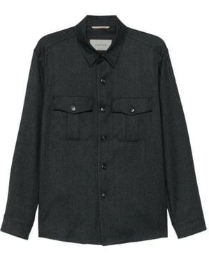 Canali Veste À Manches Longues - Black