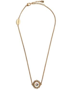 DSquared² Logo-Pendant Necklace - Metallic