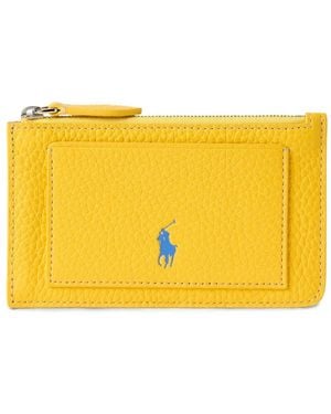 Polo Ralph Lauren Polo Pony-Debossed Wallet - Yellow